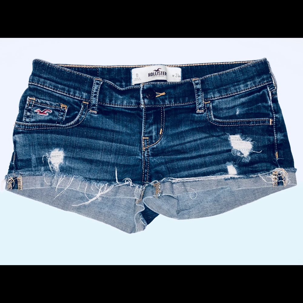 Hollister distressed shorts